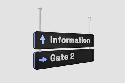 Preview: Overhead Sign 3D Illustration