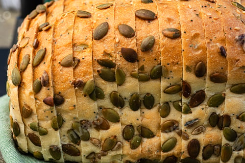 Preview: pumpkin seeded loaf of bread