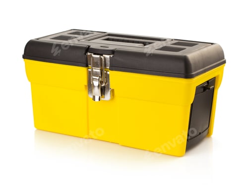 Preview: toolbox isolated on white