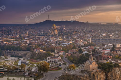 Preview: views of Tbilisi bird's-eye view
