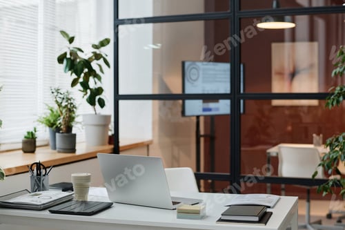 Preview: Interior Design of Office Employee Workplace