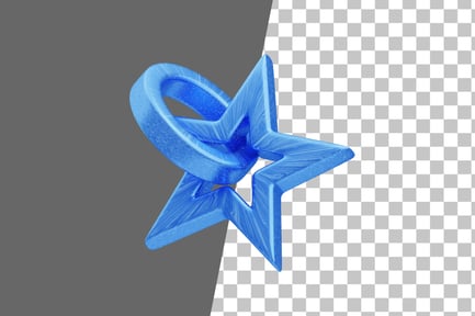 Preview: Glitter Abstract Blue Bubble Array 3D Icon