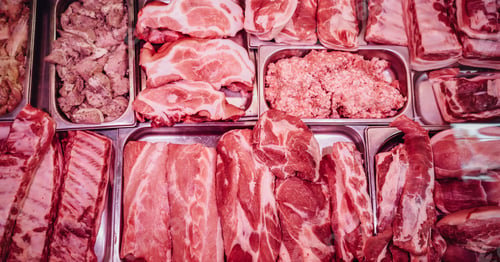 Preview: A full-filled with various meat products counter