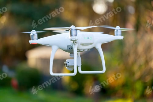 Preview: Flying drone with camera