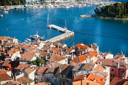 Preview: Aerial View from Rovinj Belfry, Croatia