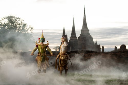 Preview: Khon, Is a classical Thai dance in a mask. In Ramayana literature