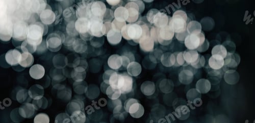 Preview: Black abstract bokeh background