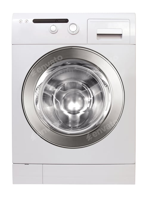 Preview: Washing Machine isolated on white background