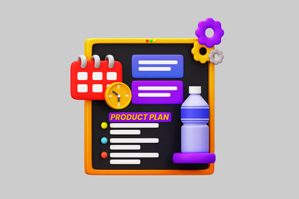 Preview: Product plan board illustration