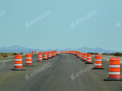Preview: ORANGE! Traffic cones!