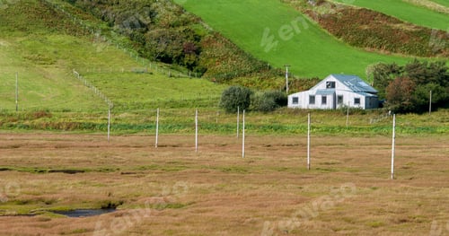 Preview: Typical Scottish farmhouse in Glencoe area, Scotland UK