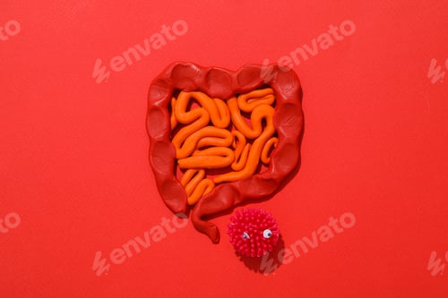 Preview: Concept of health care, stomach and intestinal problems