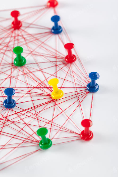 Preview: Network with pins