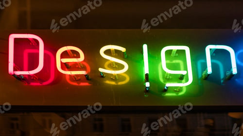 Preview: Neon Design Sign