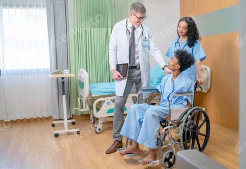 Preview: Doctor and nurse take care patient to get good treatment and better result in hospital.