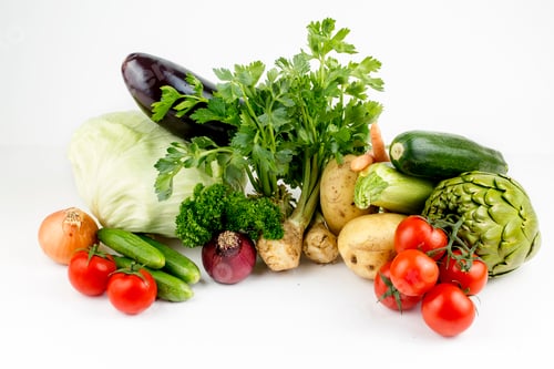 Preview: Vegetables various; food concept photo. Healthy nutrition.