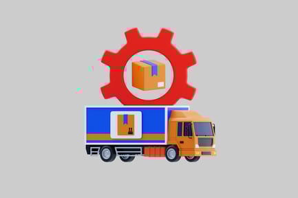 Preview: Logistics delivery truck, gear box