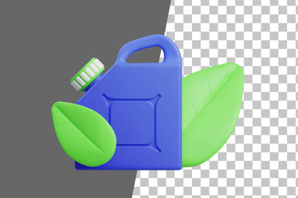Preview: Eco Fuel 3D Icon