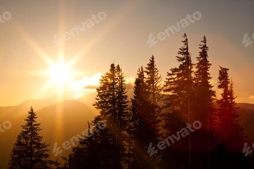 Preview: View from above mesmerizing picturesque landscape