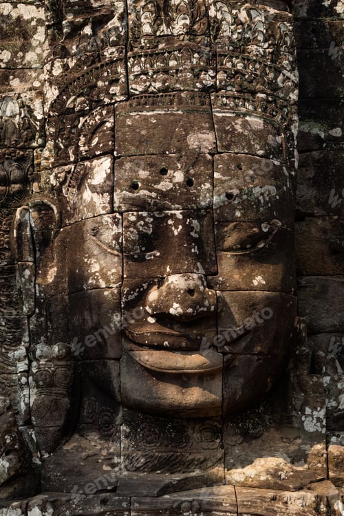 Preview: Ruins of Bayon Temple in Angkor wat in Siem Reap, Cambodia