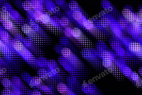 Preview: Bright abstract pattern on black