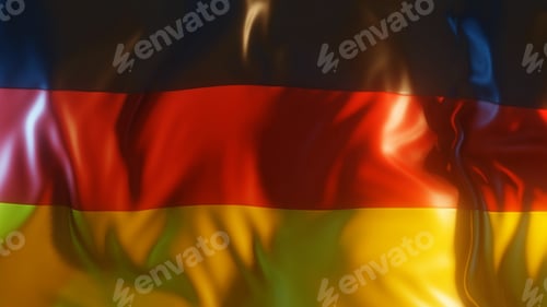 Preview: Germany Flag Frontal Close up