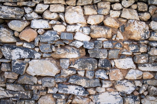 Preview: Natural stone wall for backdrop texture, white grey beige color, wallpaper.