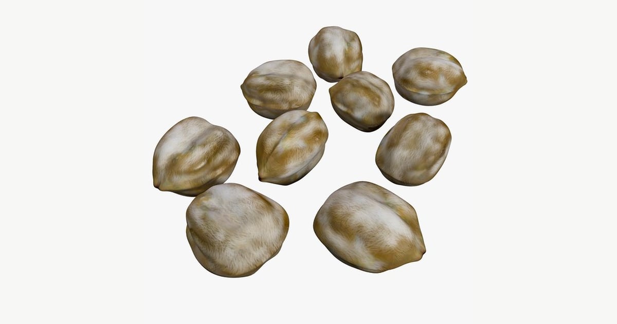 Scattered arrangement of nine rounded objects 3D, Incl. balls & mineral ...