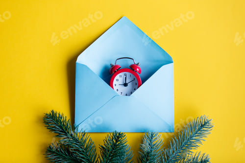 Preview: envelope and retro alarm clock