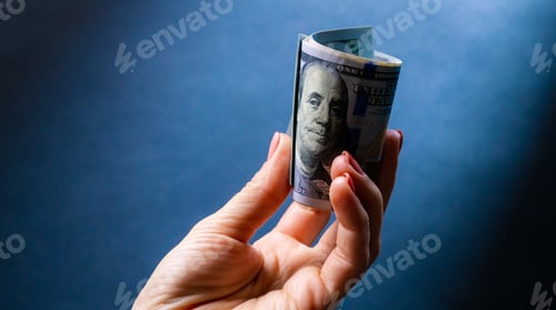 Preview: Hand holding banknotes