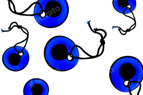 Preview: Turkish evil eye isolated on white background