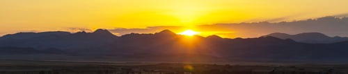 Preview: Mountains on sunset panorama