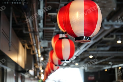 Preview: Red and white lantern