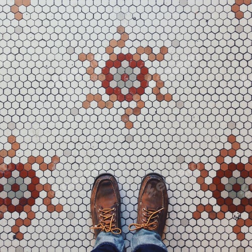 Preview: From where I stand, mosaic tile edition