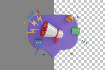Preview: Marketing Message 3D Icon