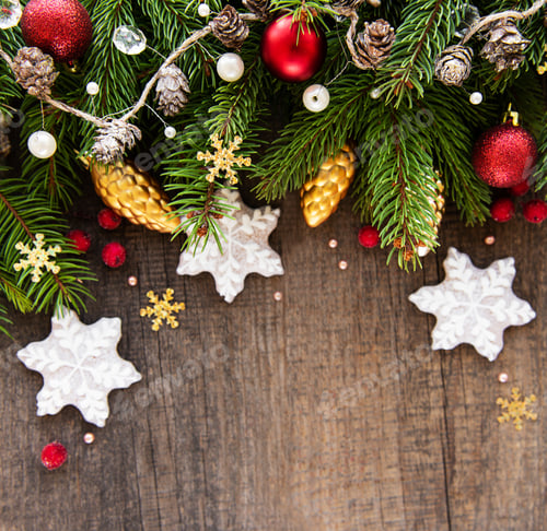 Preview: Christmas decoration with cookies