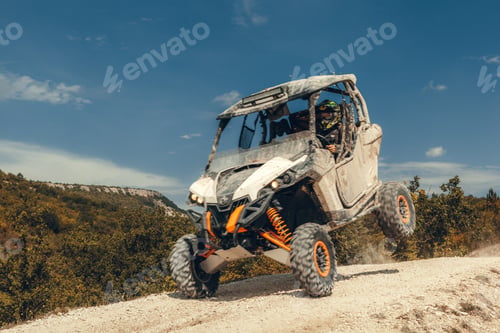 Preview: ATV jump in the mountains