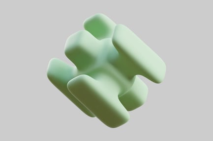 Preview: Soft geometric abstract pale green