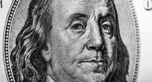 Preview: Benjamin Franklin's head on dollar