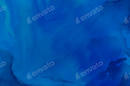 Preview: Watercolor textured blue background