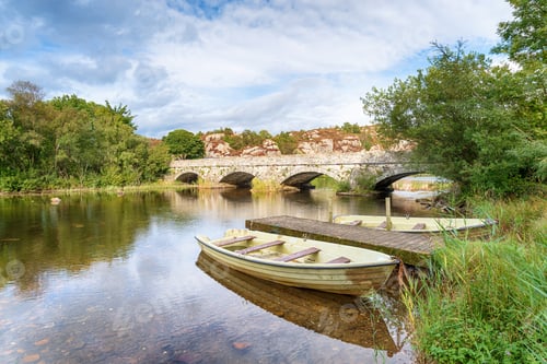 Preview: Boats at a Jetty in Snowdonia