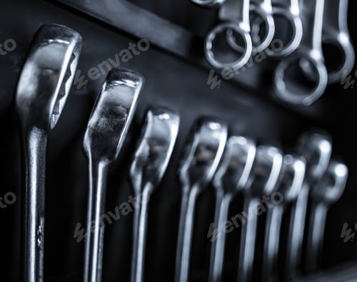Preview: Wrench spanner set