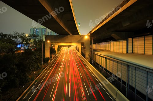 Preview: highway at night