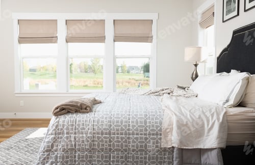 Preview: A master bedroom with lots of windows