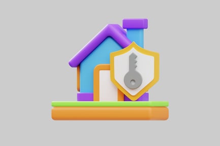 Preview: Home security shield protection icon