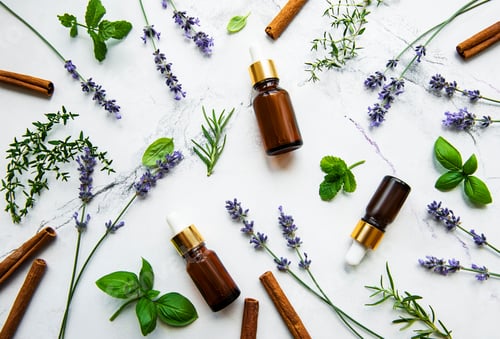 Preview: Natural organic SPA cosmetic with lavender.