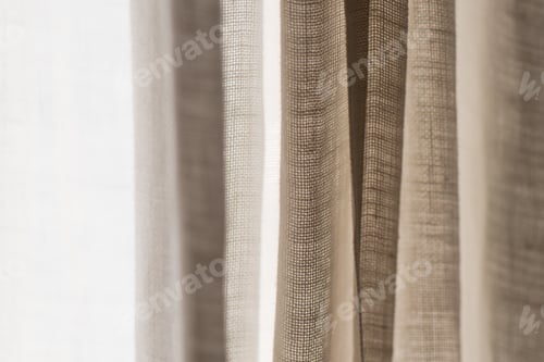 Preview: Detail of hemp curtain
