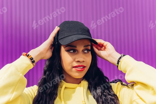 Preview: Stylish ethnic woman with makeup