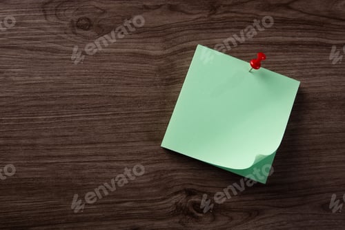 Preview: blank notepad on wooden background