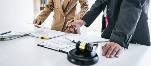Preview: Good service cooperation, Consultation of Businesswoman and Male